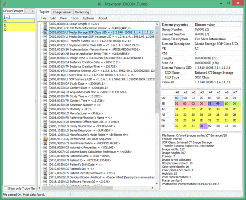 Makhaon Dicom Dump 3.0