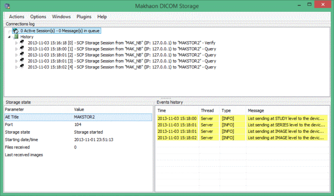 Makhaon DICOM PACS Screenshot